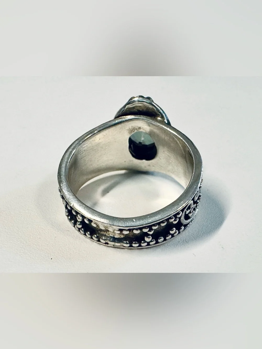 Stunning Handmade Sterling Silver Mystic Fire Topaz Ring (8)